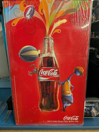 Targa latta coca cola - targa, in