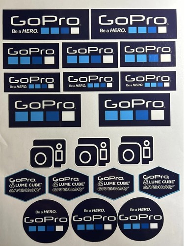 Gopro action camera adesivi - camera,
