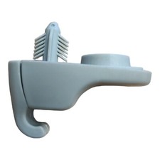 Gancio Supporto Fissaggio Aletta Parasole per FIAT BRAVO dal 2007 Pantina Grigio