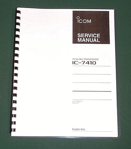 Icom 7410 manuale - icom, ic-7410