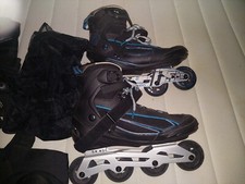  protezioni complete unisex, pattini in linea numero 43/45 e 37/40 usati poco.