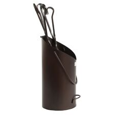 LINEA DESIGN CRUCCOLINI SET CAMINO in ferro battuto con secchiello