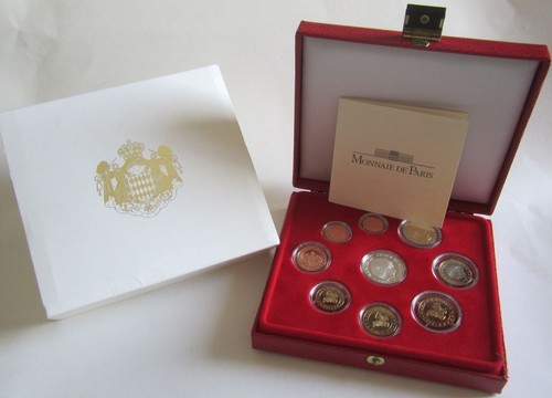 Set monete monaco proof 2004 - set,