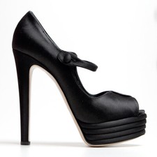 Décolleté Le Silla in raso e