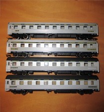 Rivarossi HO 230 2 carrozze CIWL art 2513 + 2 carrozze 2596 , con mancanze