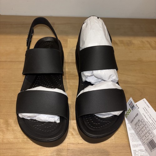 Crocs sandali donna neri con