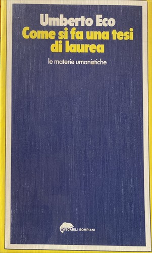Come una tesi di laurea - come, fa
