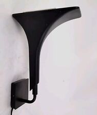 Lampada Muro Applique Vintage'70 Tre-Ci Luce Lineare Design L. Cesaro Nero -64H