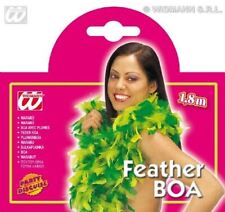 widmann 0384m boa in piume verde lime cm 180