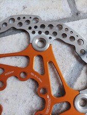 Disco freno Hope flottante 160mm 6 viti arancione