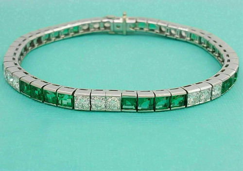 Bracciale tennis 7ct - bracciale, taglio