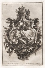 Ornamento Barocco Incisione Di