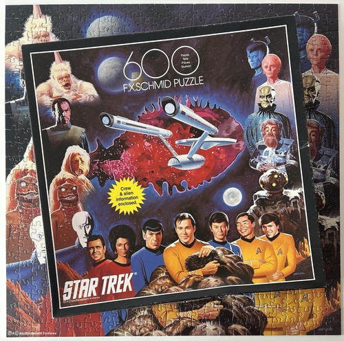 Puzzle vintage 1993 star trek - puzzle,