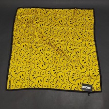 Foulard Moschino soggetto smiles 63x63 cm 100% seta nuovo