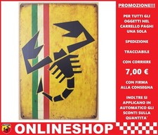 TARGA PUBBLICITARIA ABARTH