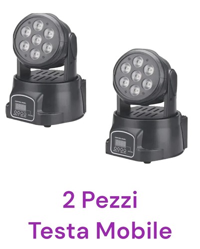Proiettore led rgb testa - x,