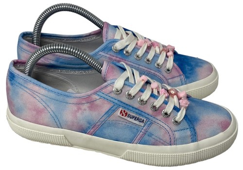 Sneakers superga blu rosa - sneakers, tie