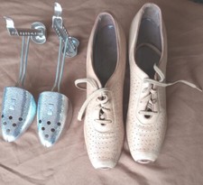 Scarpe donna Brouwer Modette 1936 7,5 AAAA con elastici punta sbirciata