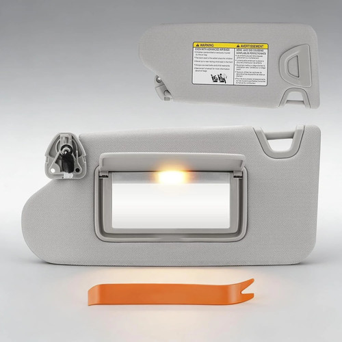 Visiera parasole con luce