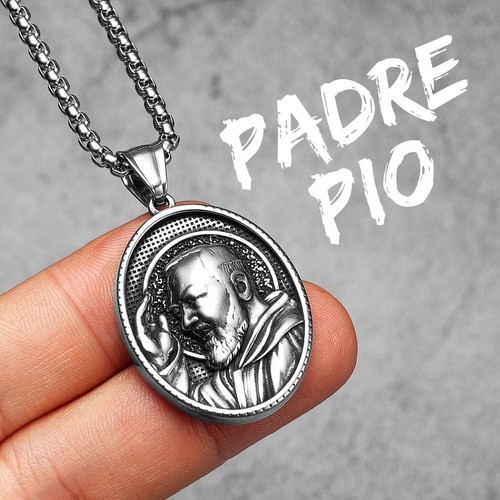 Collana uomo ciondolo medaglia
