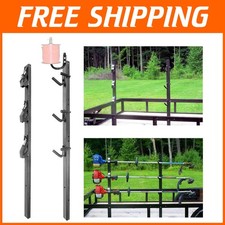 Robusto Rastrello per Decespugliatore a 3 Posti per Ripostiglio Sicuro Rimorchio - Resistente alla Ruggine