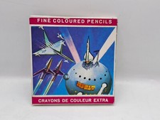 12 Pastelli Spazio Vintage Fim Bo Epoca Anni 50 Nuovo Rimanenza Di Magazzino 