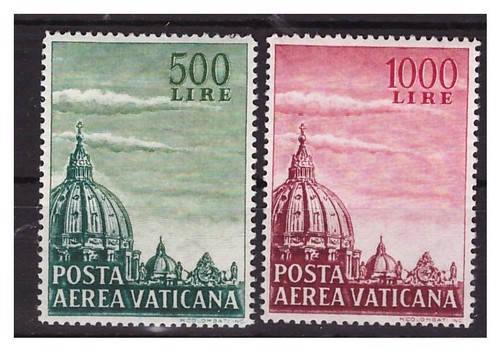 Vaticano 1958 posta aerea - ,