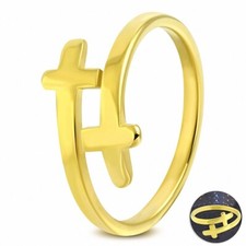 Anello Fantasia Lunga Croce IN