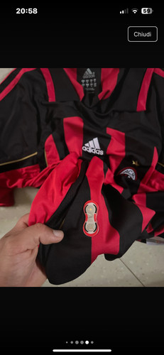 Maglia milan 2007 2008 - maglia,