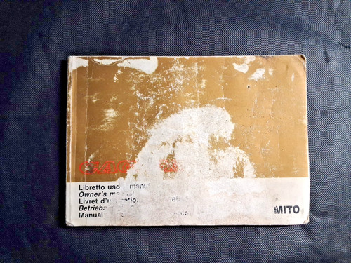 Cagiva mito libretto uso - uso, e