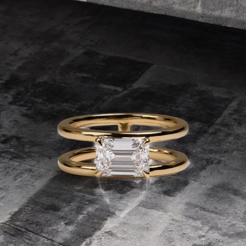 Anello oro giallo kt - anello, con