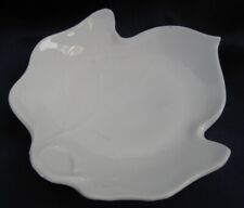 Bomboniera Piattino Foglia in Porcellana bianca firmata Le Roy Limoges France