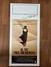 CAP,Locandina,IL TE' NEL DESERTO BERTOLUCCI AUTOGRAFO RENATO CASARO Signed ORIG.