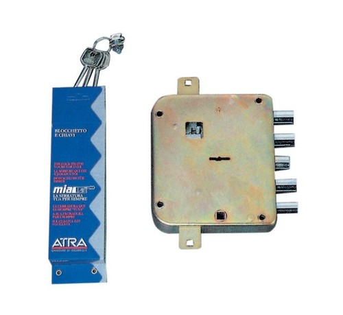 Serratura triplice antifurto - triplice, a
