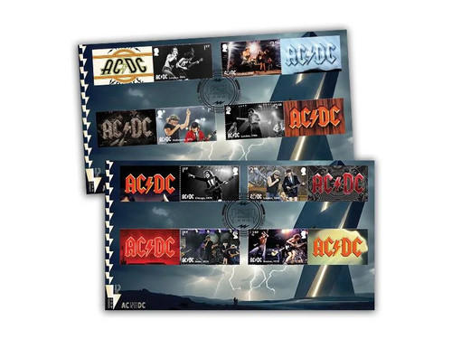 Stamp collectible - ac/dc,