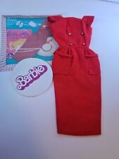 BARBIE MATTEL SHEATH SENSATION 1959 ABITO ROSSO BAMBOLA FOR DOLL CLOTHES OUTFIT