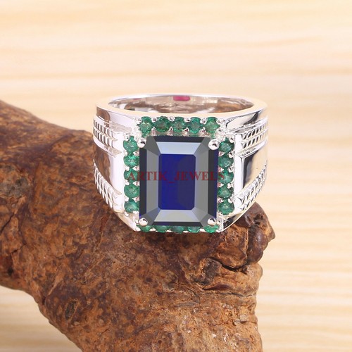Riscaldato zaffiro blu verde - zaffiro,