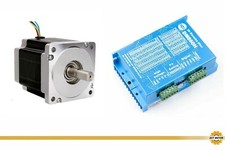 1 Axis CNC Kit 34 Motore Passo Nema 34 1090 oz-In 5.6A Φ14mm Single Shaft&Driver