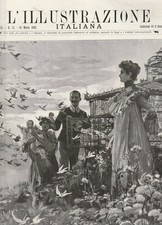 2 L'ILLUSTRAZIONE ITALIANA, 13-1902 LA FAMIGLIA REALE NEI GIARDINI DEL QUIRINALE