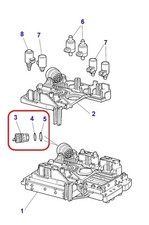 JLM21109 - XK8 - Cambio automatico - Gruppo valvola di controllo - Connettore in linea