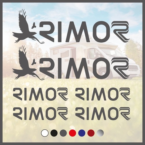 Adesivo set loghi rimor - adesivo,