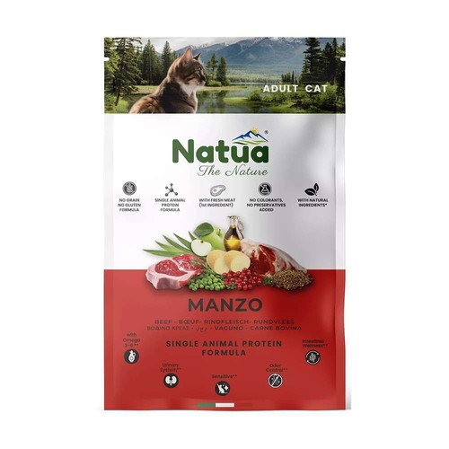 Natua gatto adult manzo - 350, gr