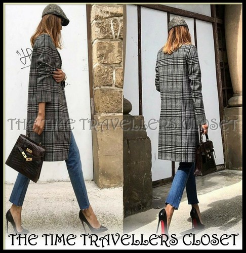 Cappotto zara lana quadri - zara,