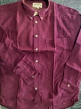 Mens Long Sleeve Velvet Shirts