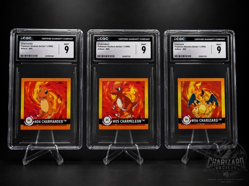 Cgc charizard charmander - cgc,