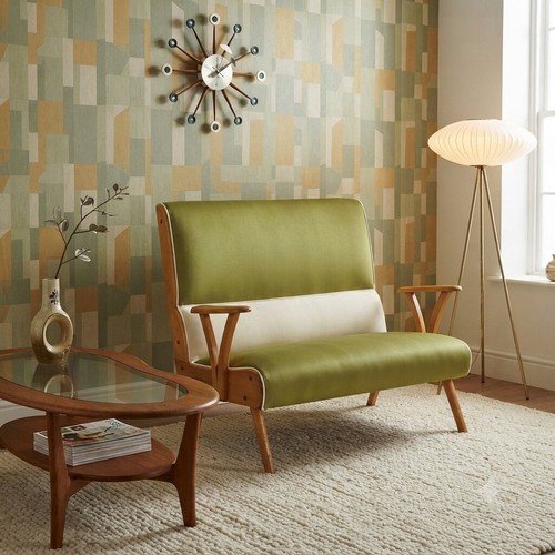 Divanetto vintage velluto - vintage,