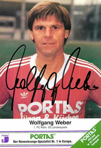 Wolfgang weber cartolina - wolfgang,