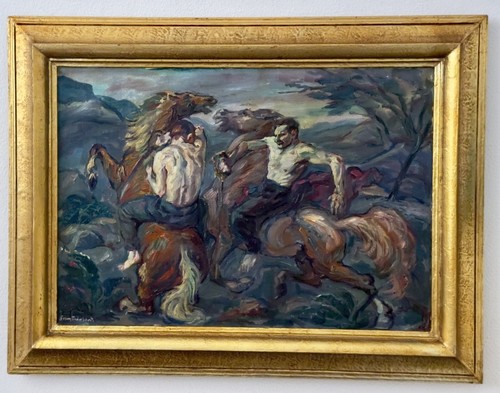 Antico dipinto ad - ❗️, olio
