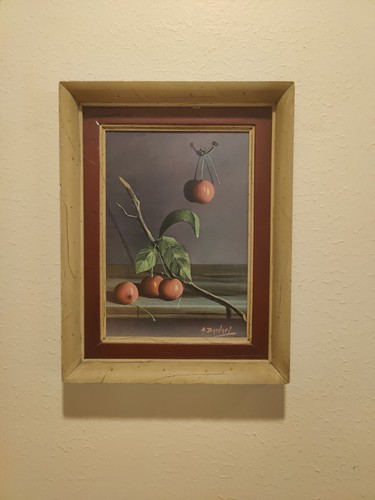 Quadro natura morta - , ciliegie