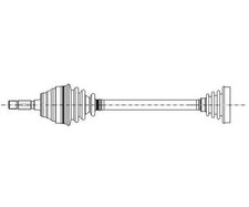 Drive Shaft Metelli 17-0505
